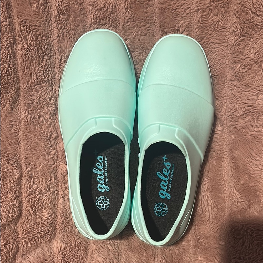 Mint Green Slip-On Women's Shoes